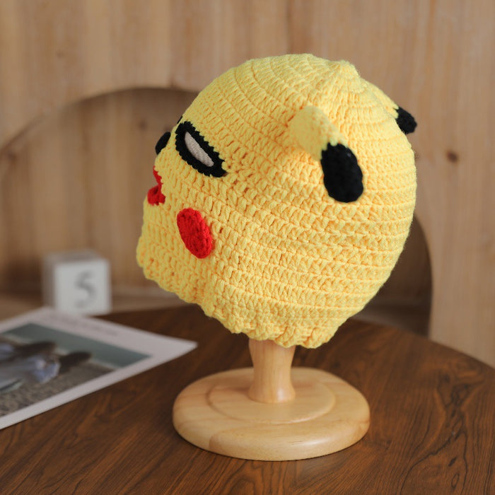 Wholesale Funny Pickup Headgear Cute Cartoon Knitted Hat Men's and Women's Edition Handmade