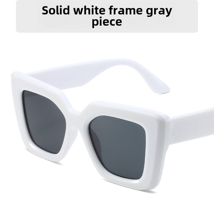 Wholesale Sunglasses New Large Frame Wear Sunglasses F Modified Face Shading Glasses