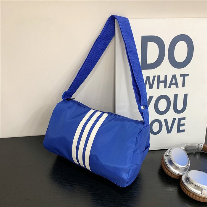 Wholesale Shoulder bag casual commuter messenger bag nylon small square bag simple and versatile cylindrical pillow bag