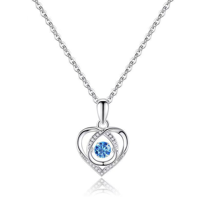 Wholesale Beating Heart Pendant Titanium Steel Necklace