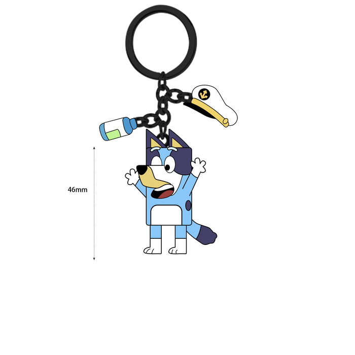 Wholesale Cartoon Puppy Metal Keychain JDC-KC-BuYu001