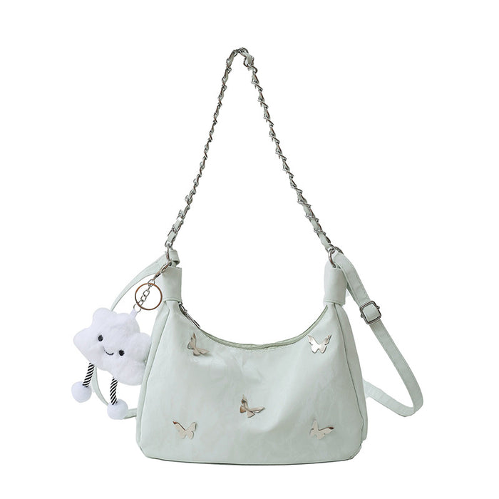 Wholesale New fashionable butterfly crossbody bag popular single shoulder large capacity commuting bag