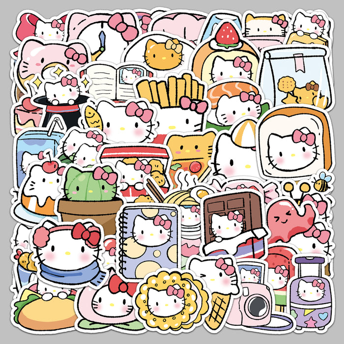 Wholesale 50pcs cat stickers cartoon cute  stickers