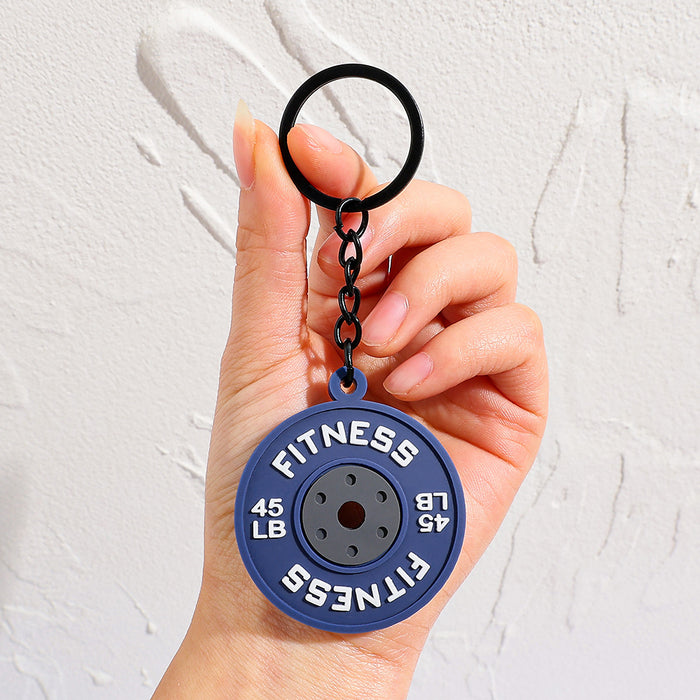 Wholesale Creative Mini Dumbbell Keychain
