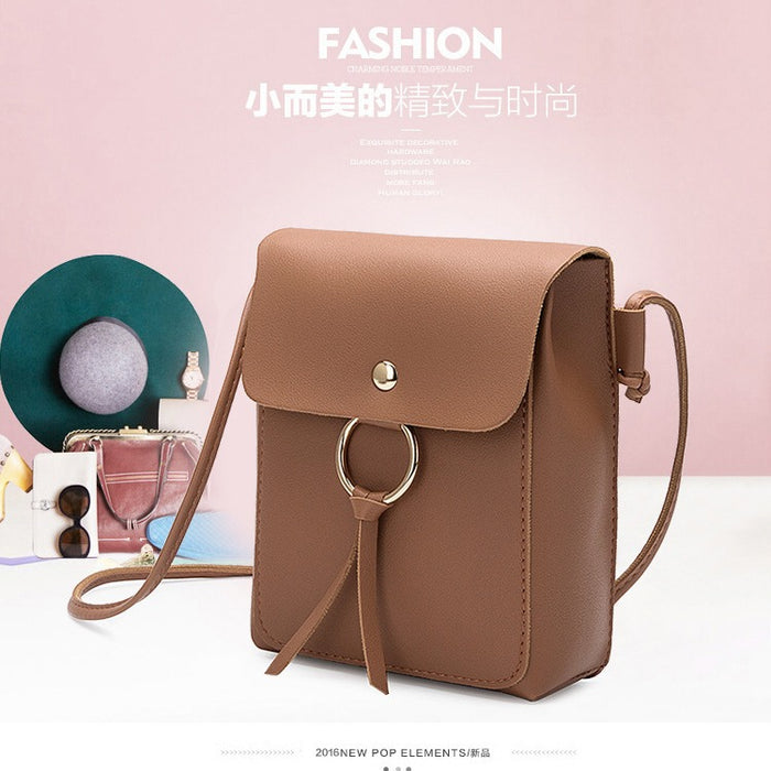 Wholesale Super Hot Crossbody Bag Summer Fashion New Double Layered Vertical Shoulder Bag Mobile Phone Bag Change Women's Bag JDC-SD-QJR004