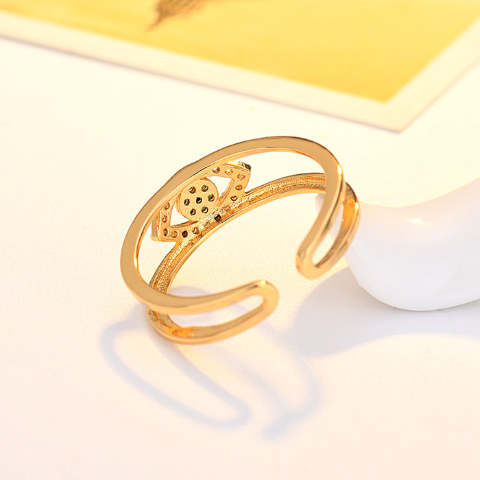 Wholesale Devil' s Eye Ring Women' s Niche All-match Blue Eyes Index Finger