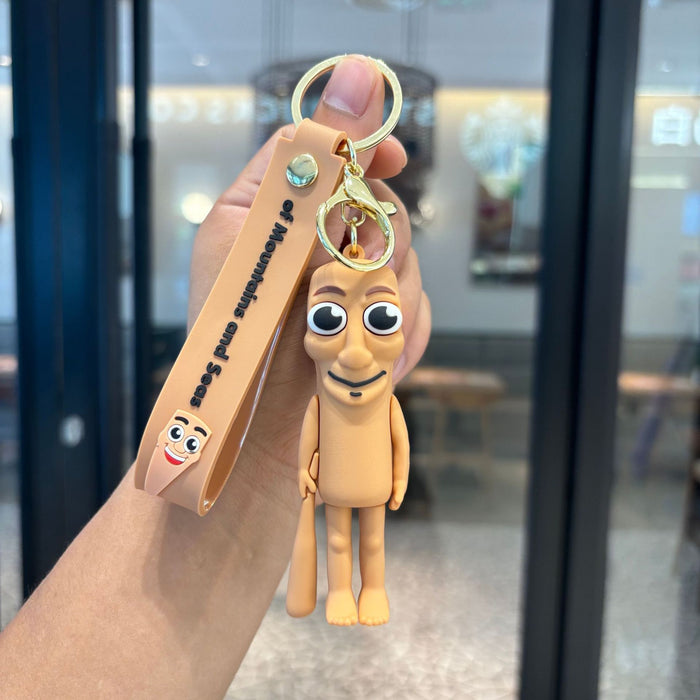 Wholesale Doll Silicone Keychain Bag Pendant Keychain