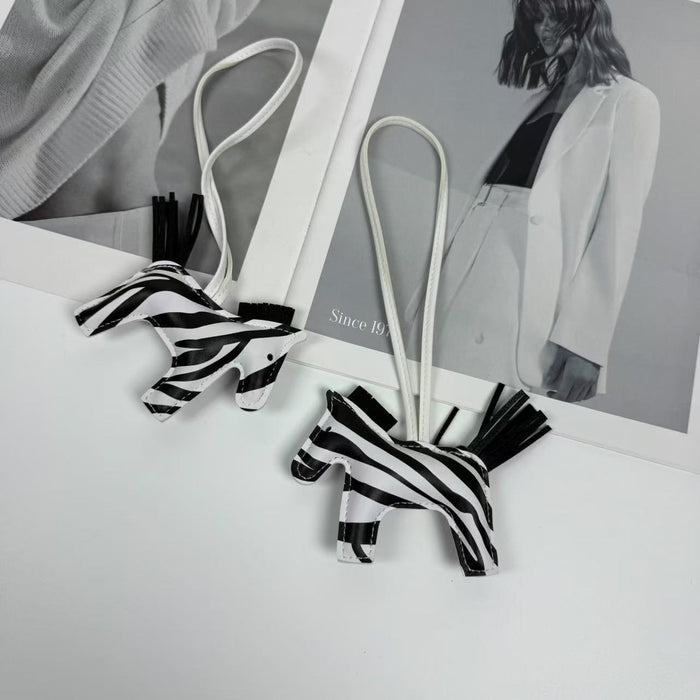 Wholesale Pendant Pu Zebra Wingless Leather Bag Pendant Keychain Bag Pendant