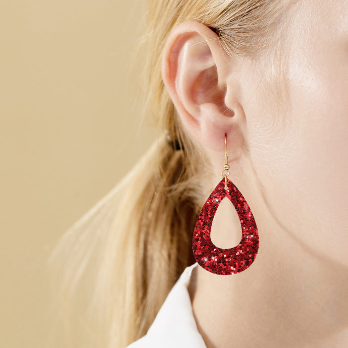 Wholesale Valentine' s Day earrings Bohemian style wine glass earrings