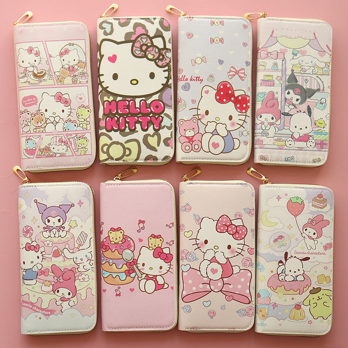 Wholesale Cute Cartoon Long Zipper Wallet JDC-WT-Jumei018