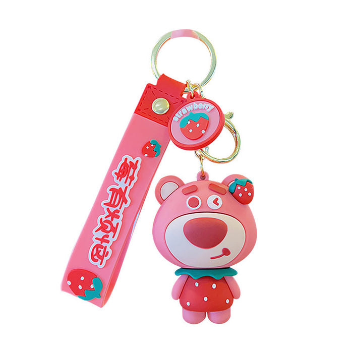 Wholesale Cartoon Silicone Doll Keychain JDC-KC-MingT038