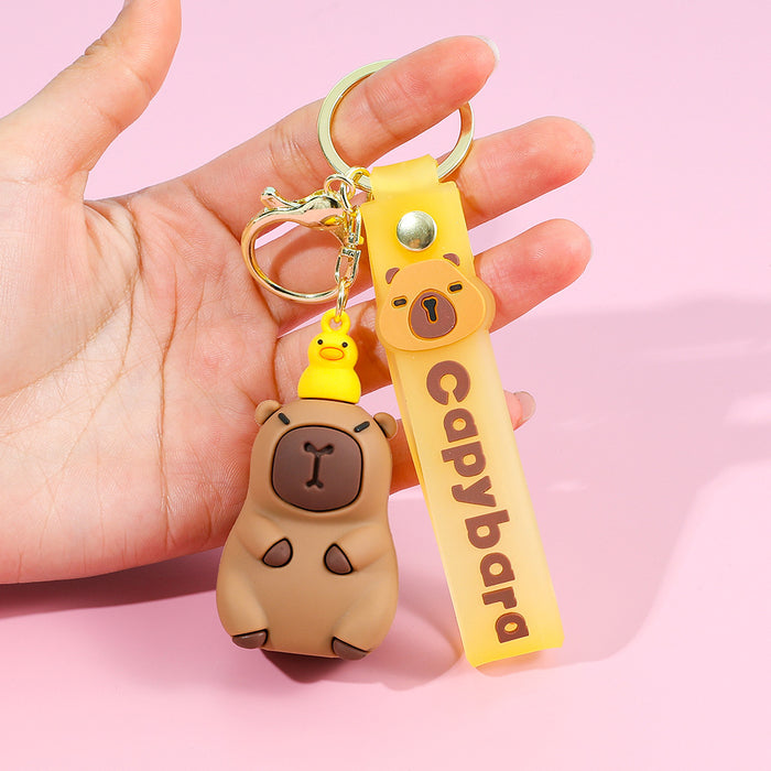 Wholesale  Capybara Small Pendant Doll Keychain