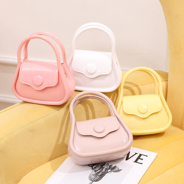 Wholesale New PVC Soft European Handbag Women's Fashion Handbag Silicone Jelly Bag JDC-HB-XJ001