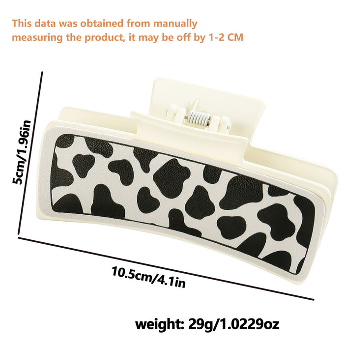 Wholesale large square cow hair accessories Hair Clips