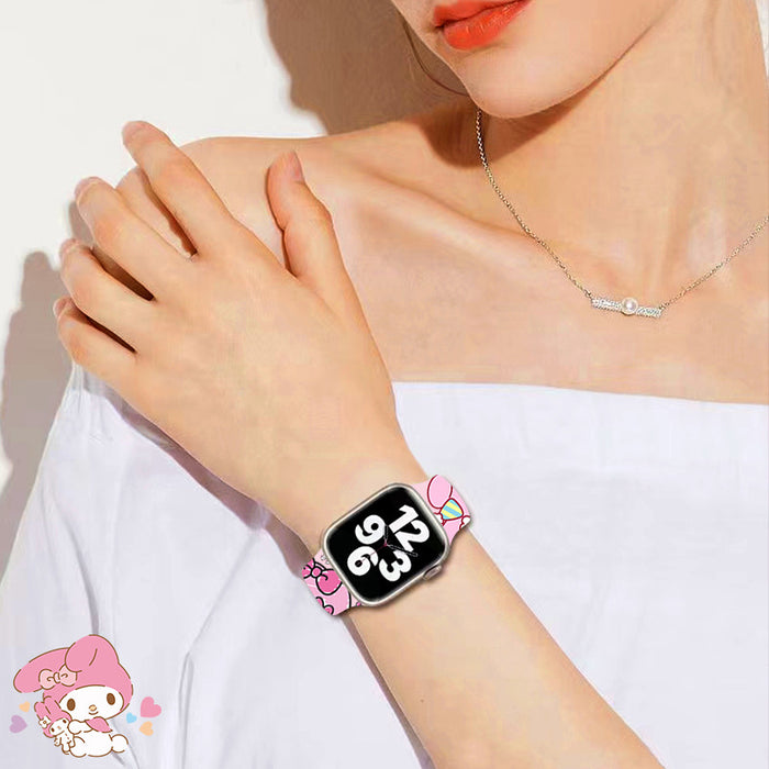 Wholesale Printed Silicone Watch Strap Wrist Strap JDC-WD-NuoQi081