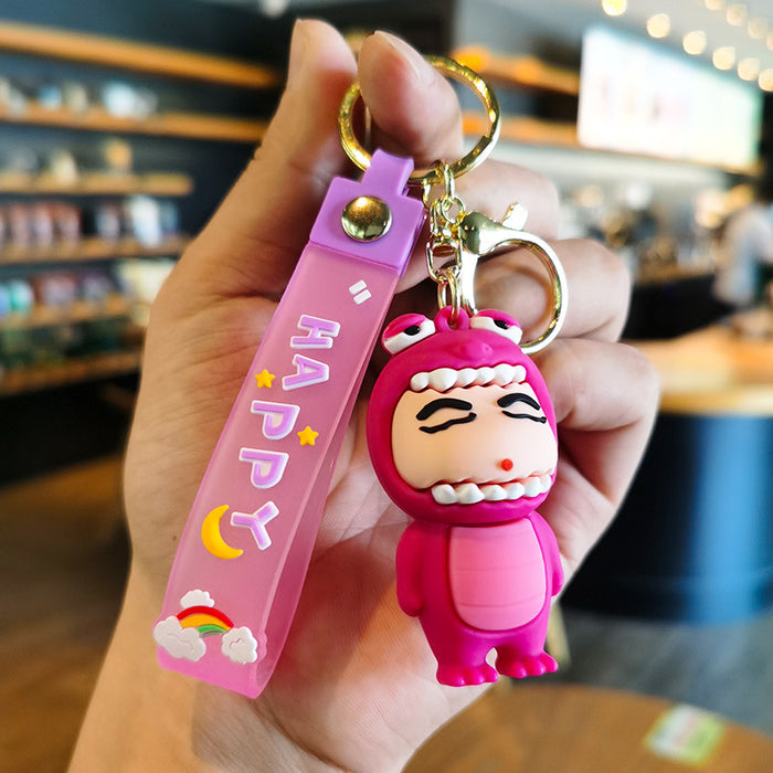 Wholesale Rubber Cartoon Doll Keychain JDC-KC-Tingm185