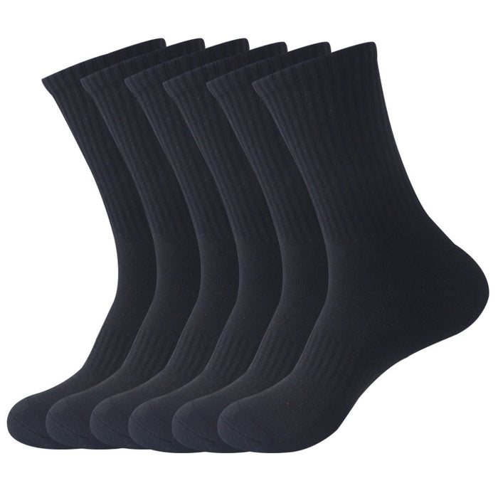 Wholesale Woolen loop socks, warm and thick cotton socks, high elastic middle tube socks, towel bottom sports socks