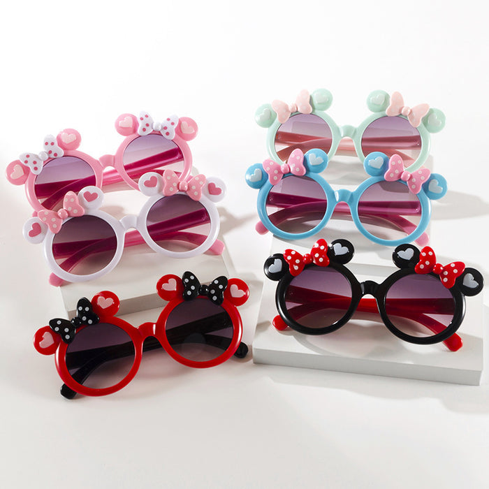 Wholesale Bow Children's Sunglasses Cute Cartoon Sunscreen Doll Sunglasses
