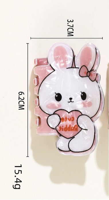 Wholesale Rabbit Hair Claw Clip Cute Cartoon Design Fashion Hair Accessory