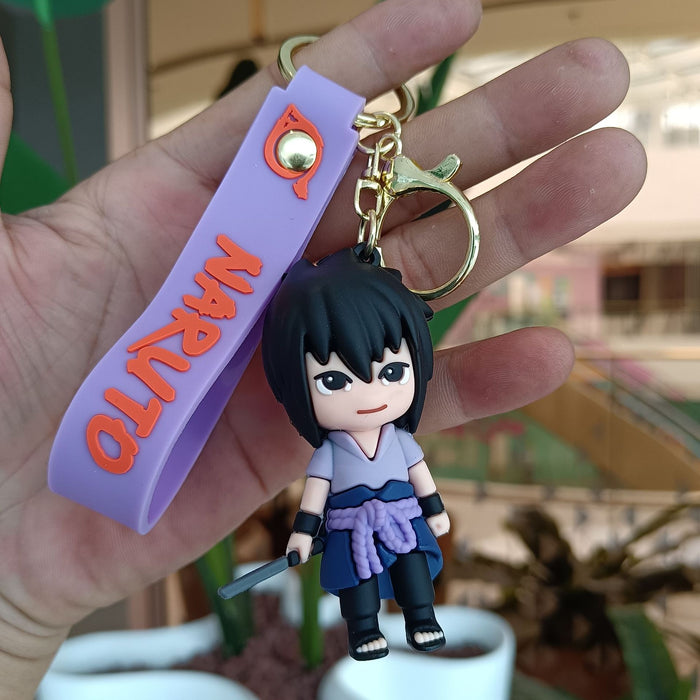 Wholesale Cartoon Silicone Anime Keychain JDC-KC-YiChang035