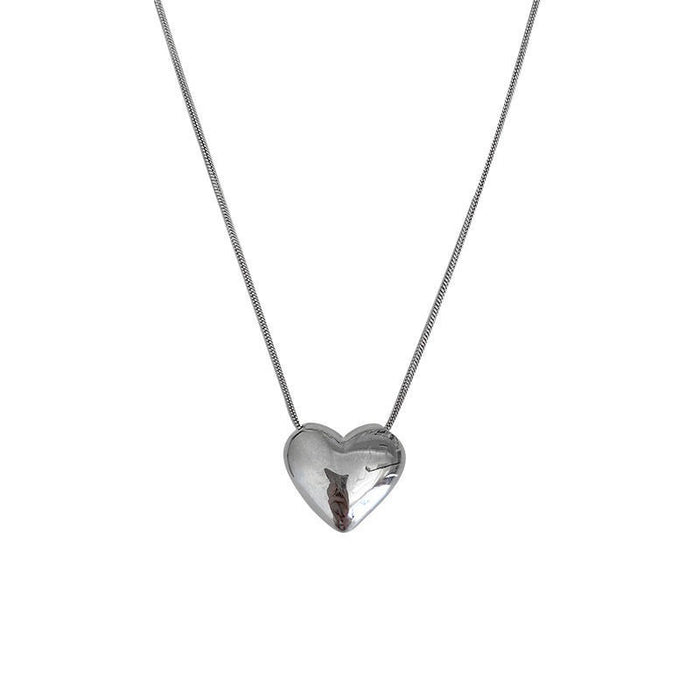 Wholesale Design Heart-shaped Clavicle Chain Necklace