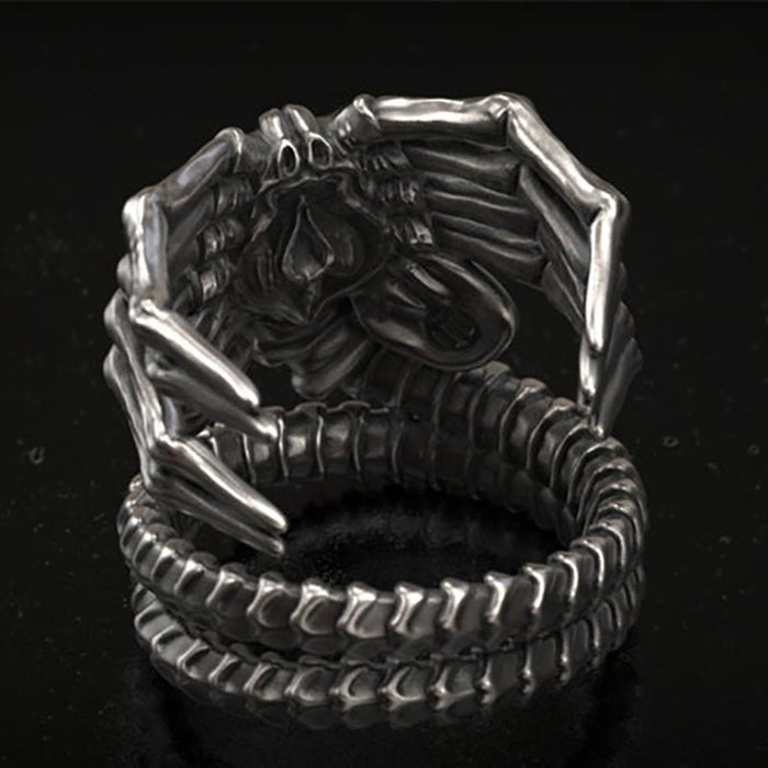 Wholesale Rings Punk domineering skeleton claw ring JDC-RS-ChenR104