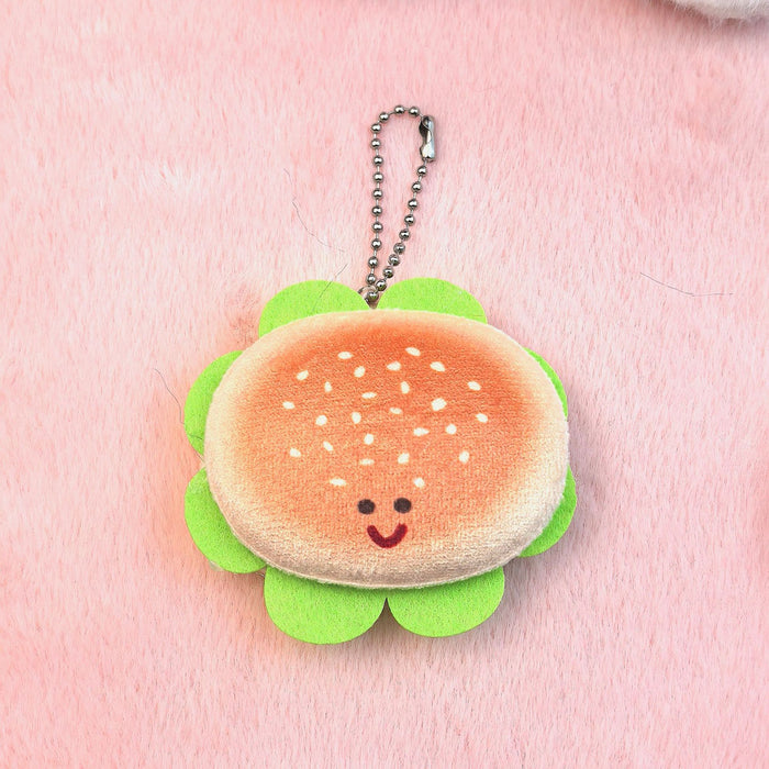 Wholesale Simulation Cartoon Food Plush Doll Pendant Snack Keychain Doll Cute
