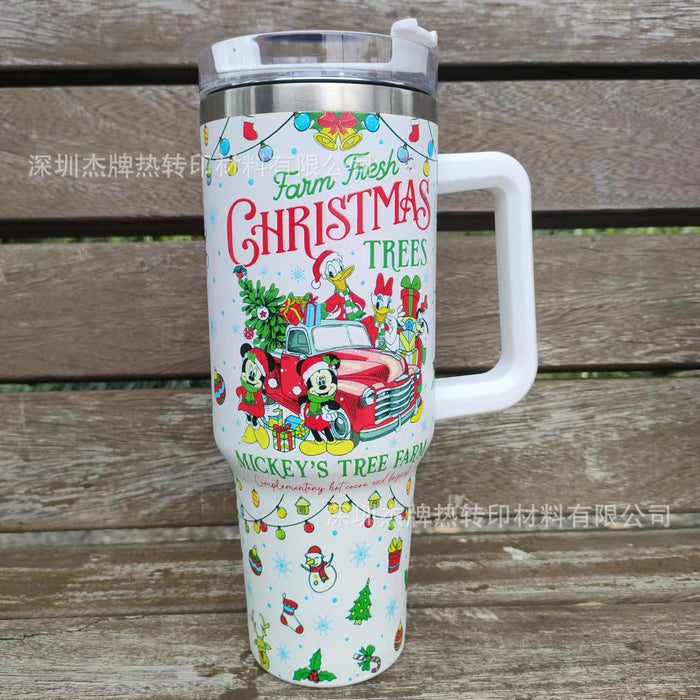 Wholesale Christmas Stainless Steel Insulated Car Cup 40oz Car Ice Cream Cup JDC-CUP-JiePai001