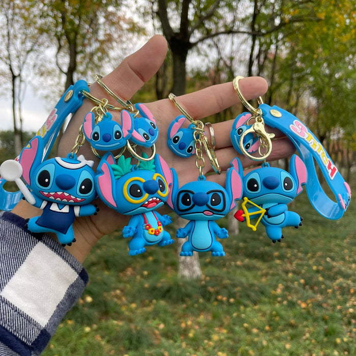 Wholesale Cartoon 3D Doll Keychain, Car Keychain, Bag Pendant