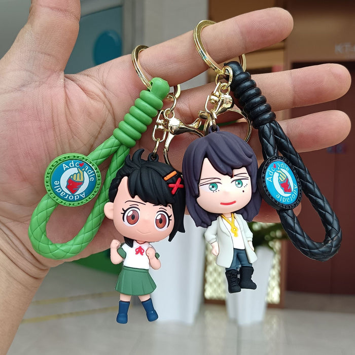 Wholesale Cartoon Silicone Anime Keychain JDC-KC-YiChang027