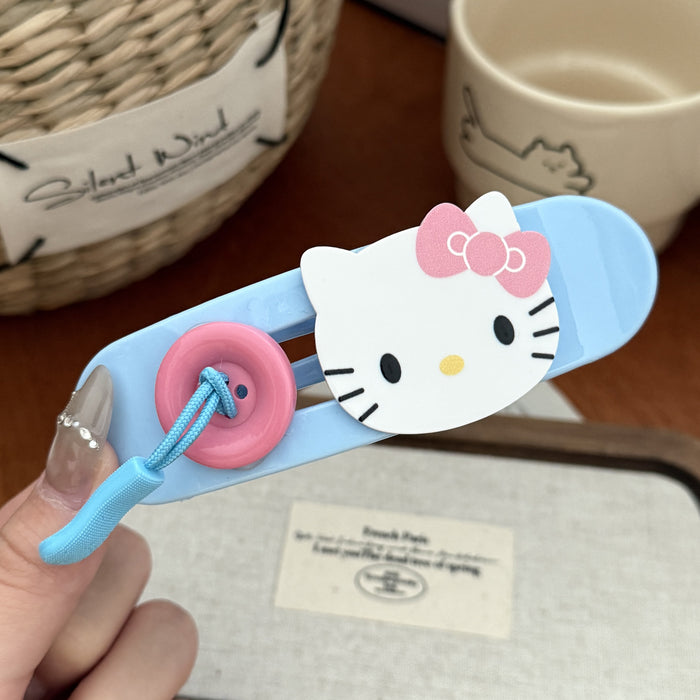 Wholesale Cat Button Cute Hair Clips