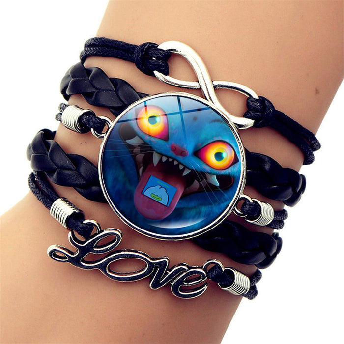 Wholesale K-POP Bracelet for Women,  Anime Cartoon Merchandise Leather Accessories