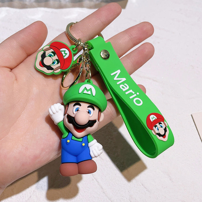 Wholesale Cartoon Anime PVC Keychain Cute Couple Car Pendant Bag Pendant