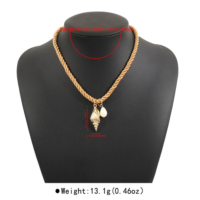 Wholesale Personalized handmade woven necklace, couple's best friend, colorful rope accessory