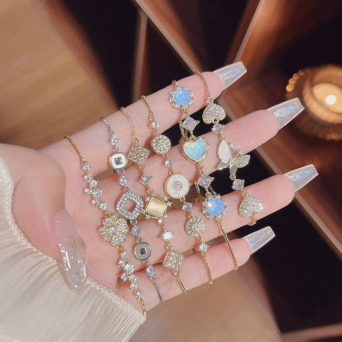 Wholesale Women's Sweet Zircon Bracelet