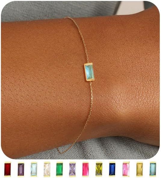 Wholesale Pearl Sailor Buckle Color Preserved Birth Stone Simple Bracelet Women's Electroplating Genuine Gold