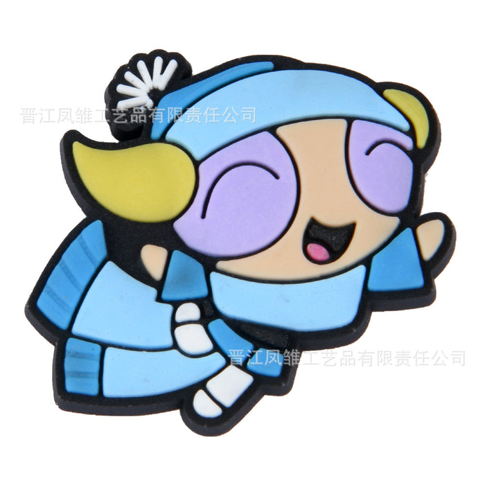 Wholesale 50pcs Cute cartoon Shoes Charms