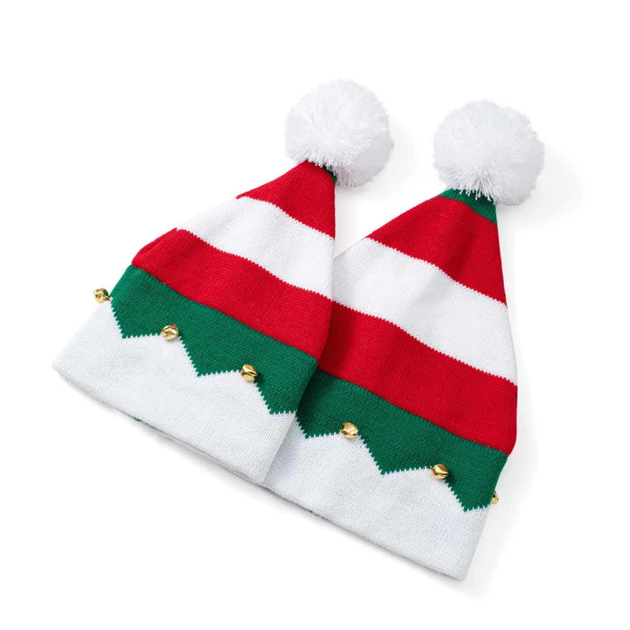 Wholesale  bell ball Christmas hat  knitted wool hat