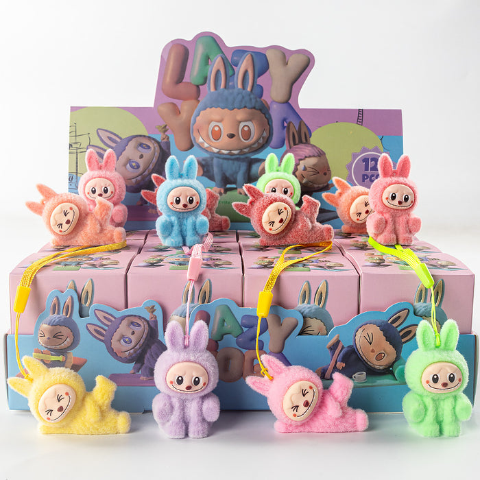 Wholesale 12pcs Doll Random doll toy cute flocking doll