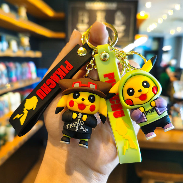 Wholesale Rubber Cartoon Doll Keychain JDC-KC-Tingm172