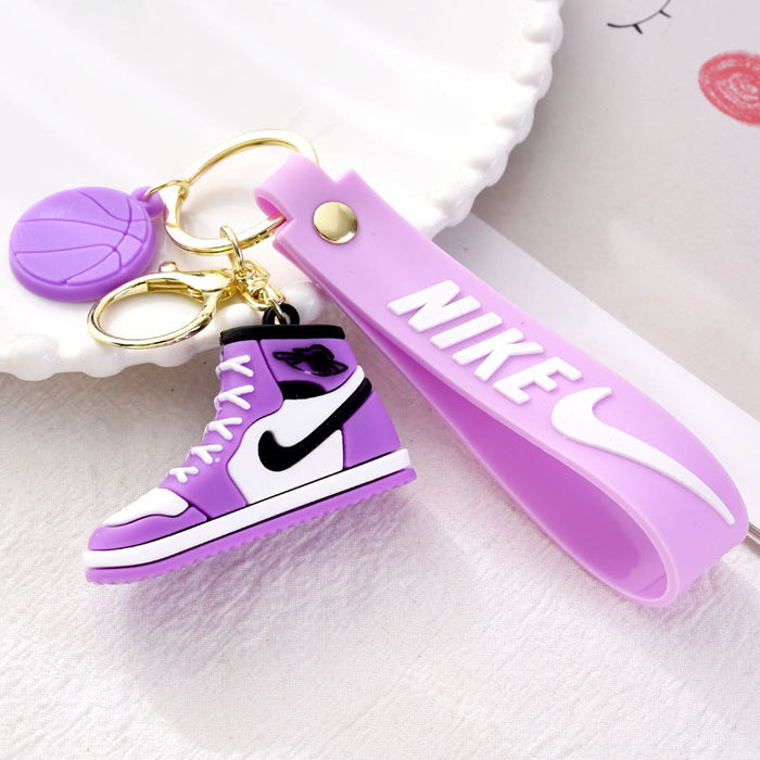 Wholesale New Cartoon Keychain Pendant Box Sneaker Doll Accessories Pendant Keychain