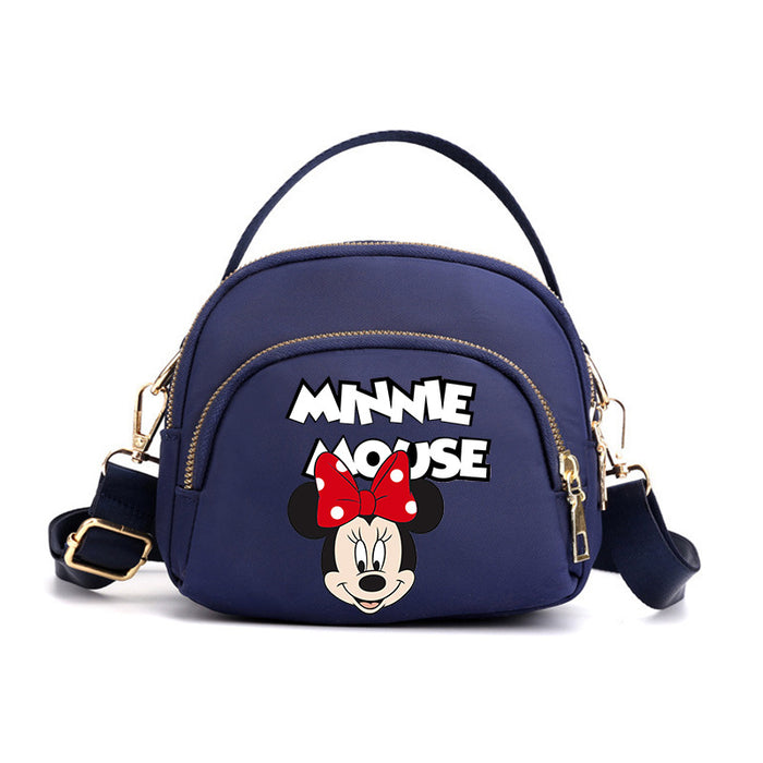 Wholesale Cartoon Print Small Square Bag Mini Mobile Phone Bag Nylon Cloth Bag JDC-SD-Qiqiang003