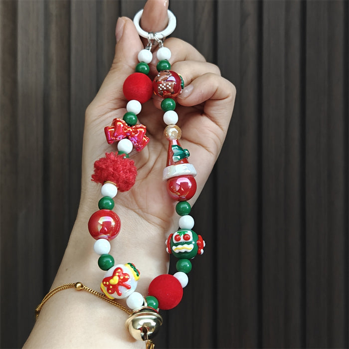 Wholesale Christmas series cartoon short keychains