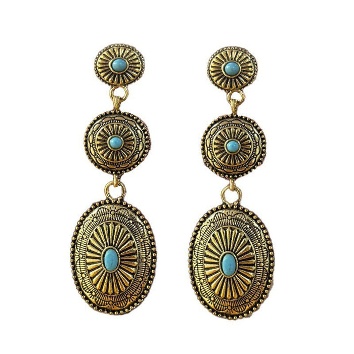 Wholesale Vintage Tassel Drop Long Chain Earrings