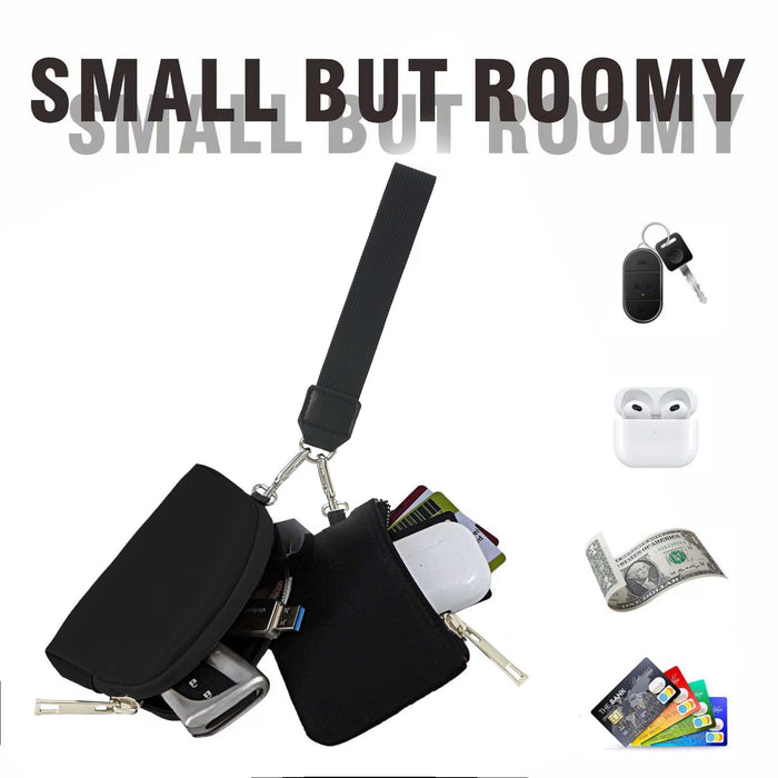 Wholesale Same style wrist bag, portable Lulu card bag, bank card mini change storage bag