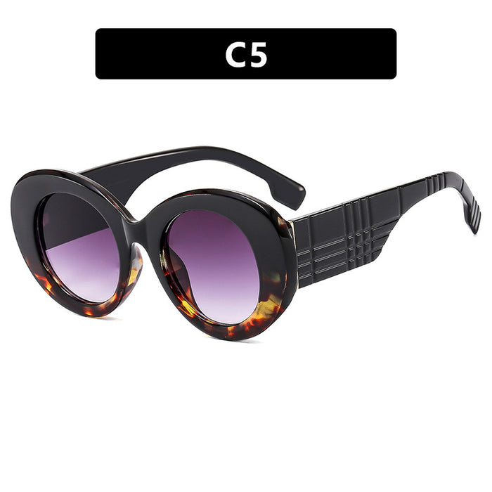 Wholesale PC Large Frame Round Sunglasses JDC-SG-KD213