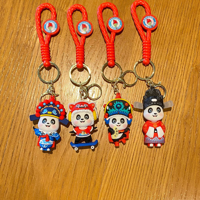 Wholesale Silicone Cartoon Doll Keychain JDC-KC-MingT192