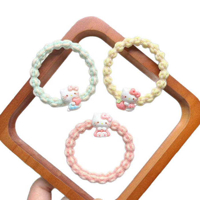 Wholesale Bow Kt Hair Band Hair Rope Couple Best Friend Gift Cartoon Hair Accessories