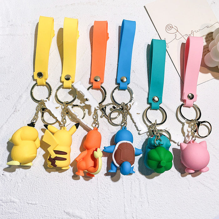 Wholesale Cartoon Silicone Doll Keychain JDC-KC-QiChao026