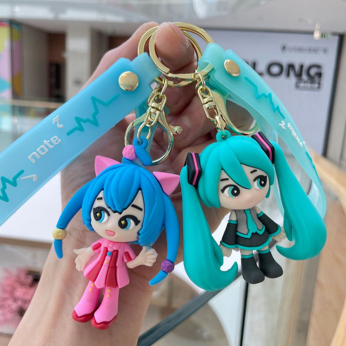 Wholesale Keychain cartoon pendant backpack ornament cute doll car keychain